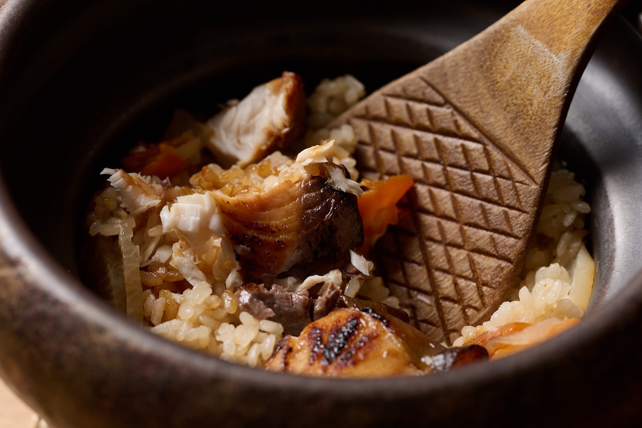 鰤照焼の炊き込みご飯